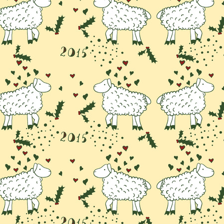 vector Christmas pattern backgroundのイラスト素材