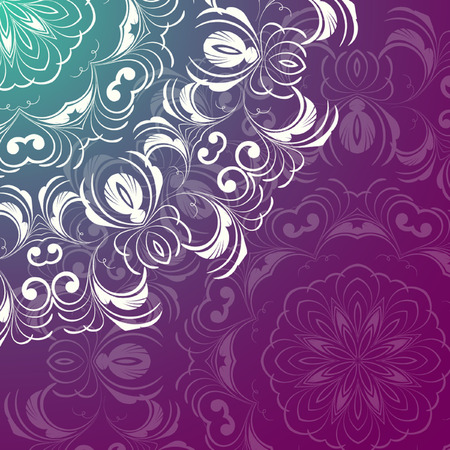 Vector Rosettes pattern, Decorative Elementsのイラスト素材