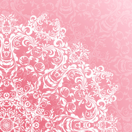 Vector Rosettes pattern, Decorative Elementsのイラスト素材