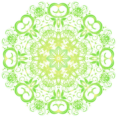 Vector Rosettes pattern, Decorative Elementsのイラスト素材