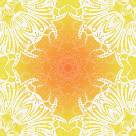 Vector Rosettes pattern, Decorative Elementsのイラスト素材