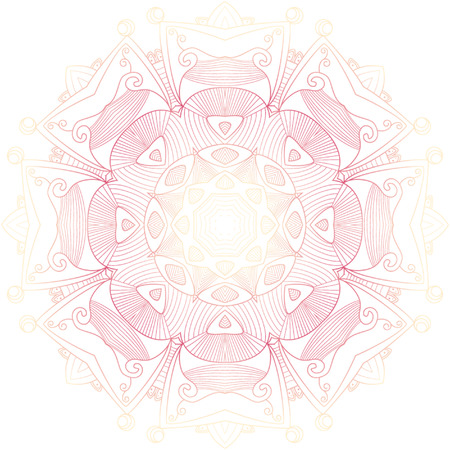 Vector Rosettes pattern, Decorative Elementsのイラスト素材