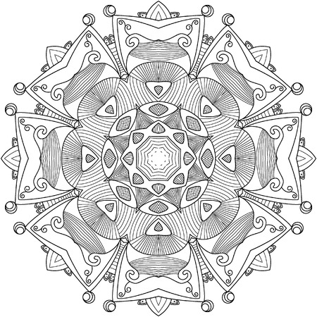 Vector Rosettes pattern, Decorative Elementsのイラスト素材