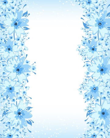 Flowers abstract colorful background. Romantic Flower Background with place for your textのイラスト素材