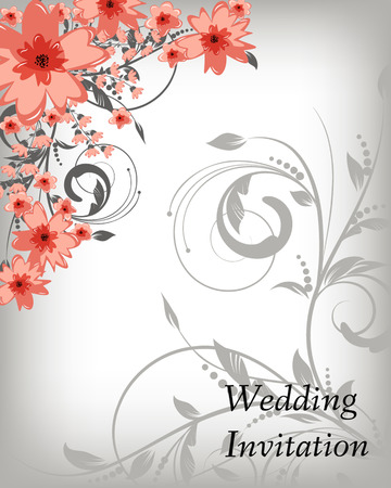 Wedding invitation card. Flowers abstract colorful background. Romantic Flower Background with place for your text.のイラスト素材