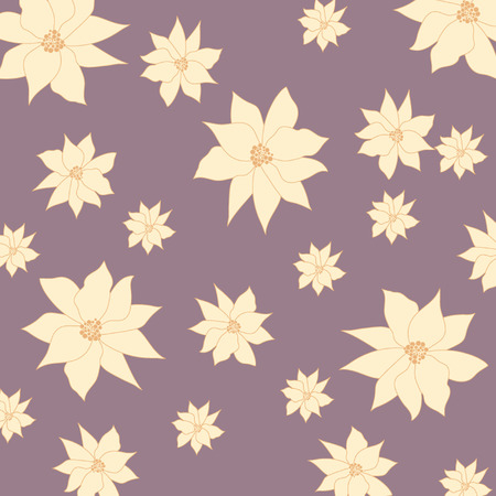vector abstract flower pattern backgroundのイラスト素材