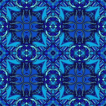 Seamless abstract pattern, hand drawn texture for Wedding, Bridal, Valentine's day or Birthday Invitations. Floral geometric background. Fabric or paper print.のイラスト素材