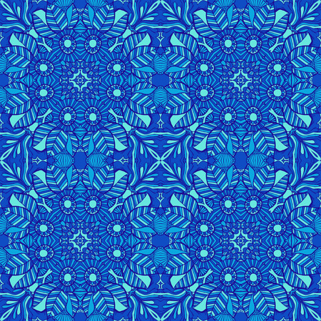 Seamless abstract pattern, hand drawn texture for Wedding, Bridal, Valentine's day or Birthday Invitations. Floral geometric background. Fabric or paper print.のイラスト素材