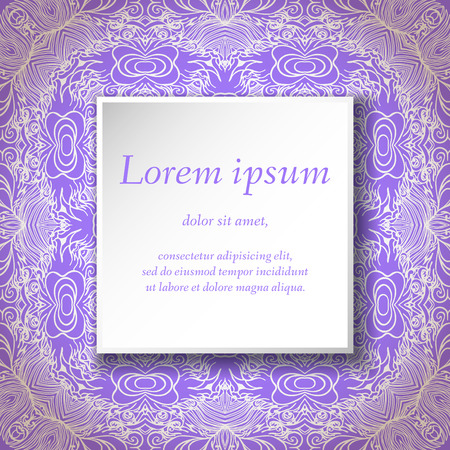 Vector design templates. Seamless abstract pattern, hand drawn texture for Wedding, Bridal, Valentine's day, Birthday Invitations, Cards, Flyers. Cute vintage geometric background. Fabric, paper printのイラスト素材