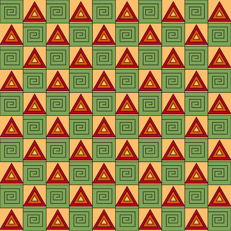 Ancient Egyptian ornament Tribal seamless pattern. ?an be used for cloth, jackets,  invitation, flyers, bags, notebooks, cards, envelopes, pads, blankets, furniture, packing,のイラスト素材