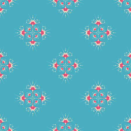 Abstract vector pattern illustration. Seamless ornament, textile background. Can be used for scrapbook paper, backgrounds, fabric, gift wrap and moreのイラスト素材