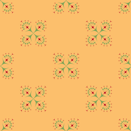 Abstract vector pattern illustration. Seamless ornament, textile background. Can be used for scrapbook paper, backgrounds, fabric, gift wrap and moreのイラスト素材