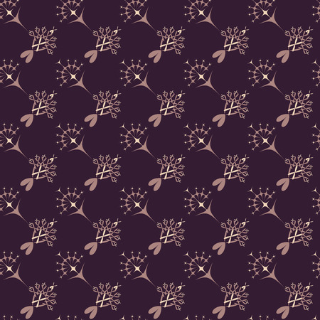 Abstract vector pattern illustration. Seamless ornament, textile background. Can be used for scrapbook paper, backgrounds, fabric, gift wrap and moreのイラスト素材