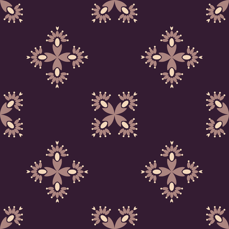 Abstract vector pattern illustration. Seamless ornament, textile background.のイラスト素材