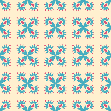 Abstract vector pattern illustration. Seamless ornament, textile background. Can be used for scrapbook paper, backgrounds, fabric, gift wrap and moreのイラスト素材