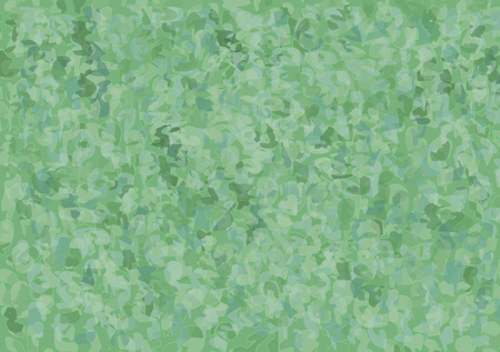 abstract green background with symbols and signs