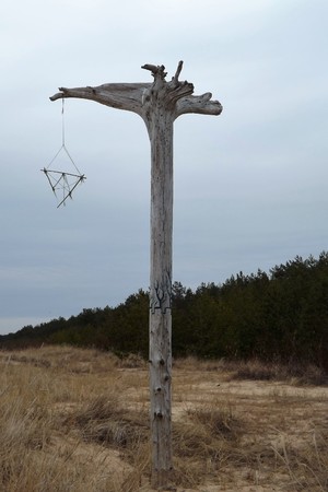 The object of art of the Baltic Sea coast
