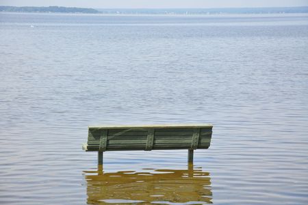 A nice beach in Montrealの写真素材