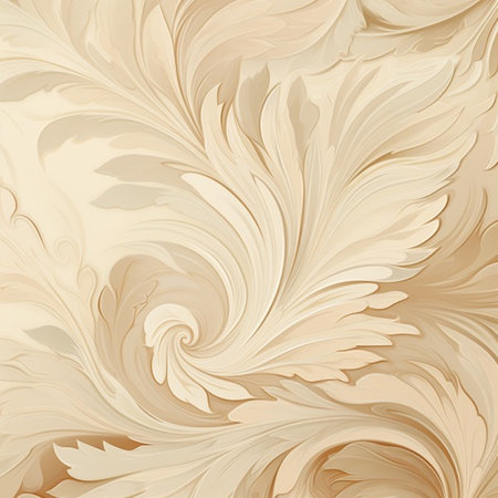 abstract background with swirls in beige and beige colorsの素材