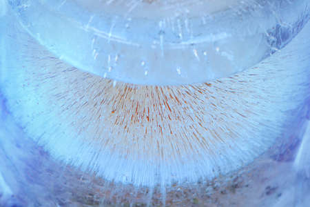 Natural Ice, Cool Winter Abstract Ice Glass