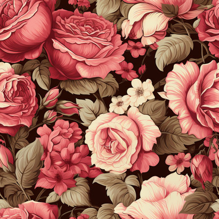 Romantic Pink roses and white Wild Roses Arrangement on Black Background for Elegant Floral Decorationの素材