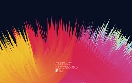 abstract background, colorful explosion, paint rays strech in different waysのイラスト素材