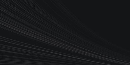 Abstract monochrome background of lines in 3d space forming striped texture, minimalistic cover