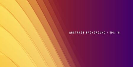 Abstract background with flat bright layers disappearing in 3d space, graphic element for cover or wallpaperのイラスト素材