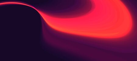 Hot spot of blurred heat red stain on dark backdrop, presentation coverのイラスト素材