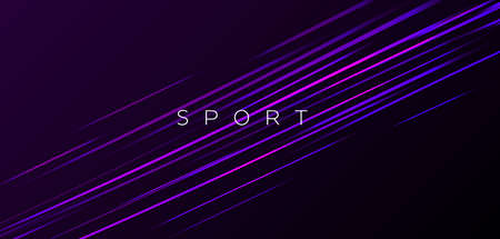 Abstract composition with diagonal straight lines, bright sparkles of light in the dark with sport copy, cover poster designのイラスト素材
