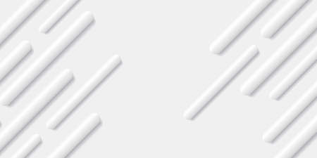 White background with convex stripes creating dashed texture, blamk space for copy in the middleの写真素材