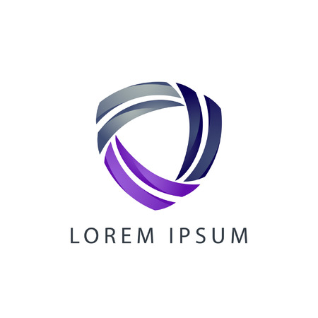 business logo vector rhombus linesのイラスト素材