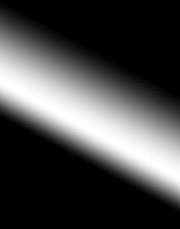 Large white strip with black backgroundの写真素材