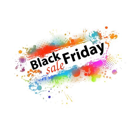 Sale. Black Friday. Vector illustrationのイラスト素材