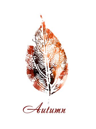 Abstraction of autumn leaves.. Vector illustrationのイラスト素材