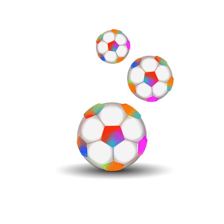 Football ball. Vector illustrationのイラスト素材