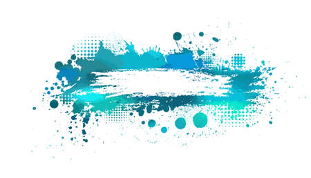 Multi color blots background. Vector illustrationのイラスト素材