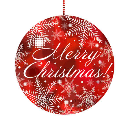 Christmas ball. Vector illustration.のイラスト素材