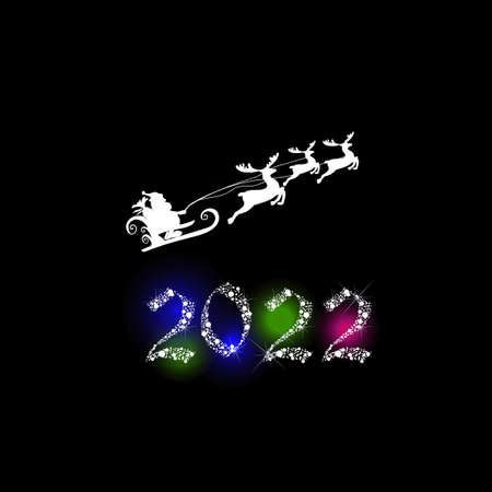 Snow figures 2022. Merry Christmas.