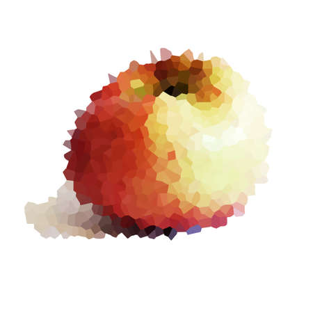 Apple object mosaic. Vector illustrationのイラスト素材
