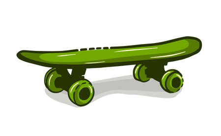 Skate Isolated object. Vector illustrationのイラスト素材