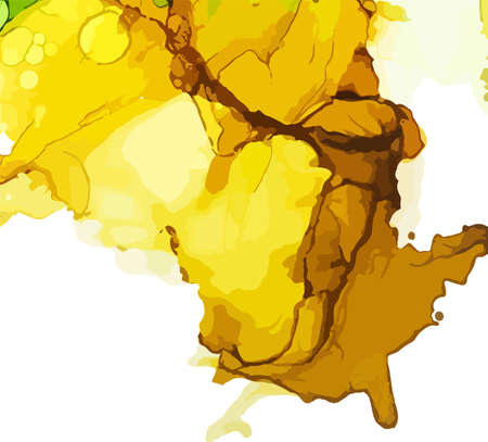background from blots. Alcohol ink. Resin art Vector illustrationのイラスト素材