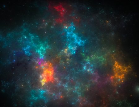 Fractal space nebula