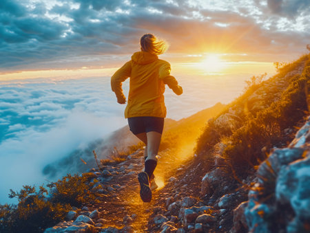 Strength and Speed: The Male Athlete in the Rush of Running