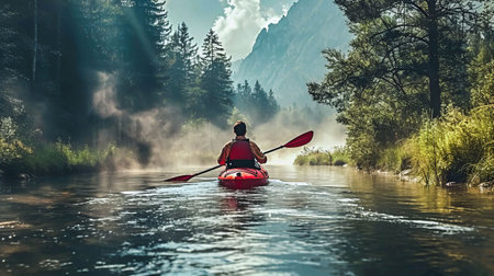 Mountain Trails: Kayaking on Fast Rivers and Rushing Streams.