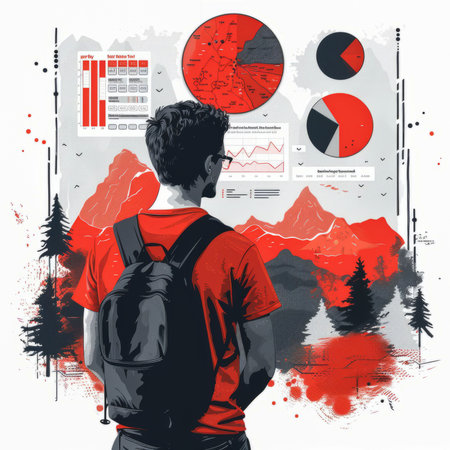 Financial progress: Investment and business illustration.の写真素材