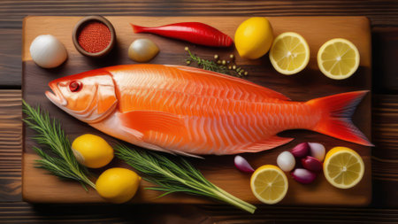 Flavorful sea fish with lemon and basil. To prepare the dish.