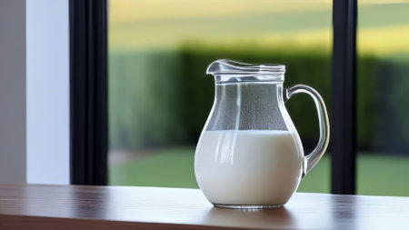 Energy source: fresh milk to energize you for the day.