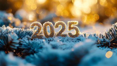 2025: A year of new beginnings and opportunities new year card.