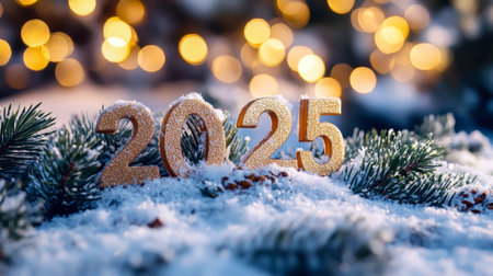Magic 2025: A magical New Year's card.